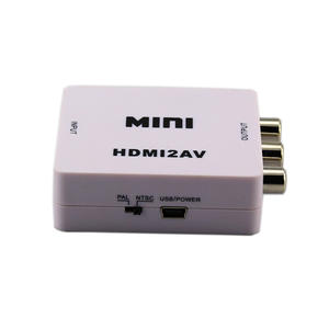 OEM mini HDMI2AV av2hdmi hd 1080 video p CVBS mini 3 RCA <span class=keywords><strong>AV</strong></span> to HDTV convertitore adattatore audio tv - Product Image 6