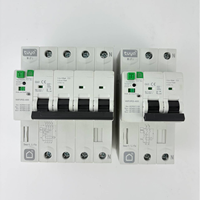 Interrupteur intelligent TUYA 32/63/80/100A avec communication WIFI/RS-485, compteur d'énergie Smart Life, surveillance de la consommation KWh, 240V/400V, circuit 6kA
