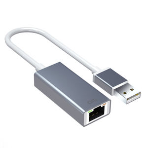 Adaptador <span class=keywords><strong>USB</strong></span> a RJ45, Adaptador de Red Ethernet LAN <span class=keywords><strong>USB</strong></span> 2.0 de 100 Mbps para Computadoras Portátiles Delgadas - Product Image 4