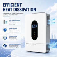 Onduleur solaire hybride 12kW 12000VA 48V 120/240V double MPPT 12000W+12000W UL1741 pour le marché américain, onduleur biphasé 12000W