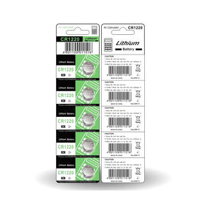 2025 superventas 3V 3,0 voltios <span class=keywords><strong>CR1220</strong></span> litio Limno2 batería de moneda certificada CE para juguetes relojes llaves de coche - Product Image 1