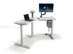 Escritorio de Oficina para Computadora, Esquinero, Eléctrico, con Altura Ajustable - Product Image 2