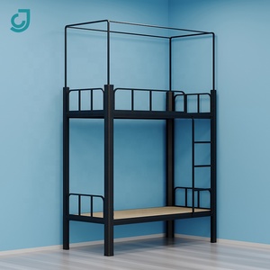 Мебель для дома, современные металлические кровати, студенческое общежитие, экономия пространства, дизайн, двухъярусная кровать, двухъярусная кровать, металлическая - Product Image 2