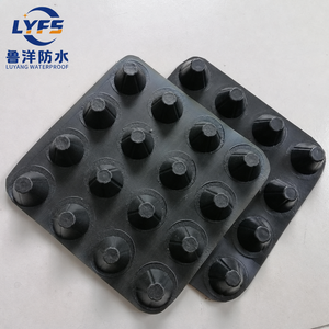 Geokomposit-Drainageplatte mit Vliesstoff-Geotextilfilter HDPE-Dimple-Drainagematte 8mm-25mm - Product Image 1