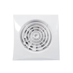 6 inch small square wall mounted home bathroom ventilation exhaust fan