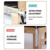 Ahorn Holz Pilates Reformer Maschine Home Gym Yoga Core Trainings bett Guter Preis Pilates Machine Reformer