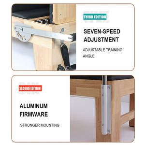 Machine de réformateur de Pilates en bois d'érable Lit d'entraînement de base de Yoga Gym à domicile Bon prix Réformateur de machine de Pilates - Product Image 5