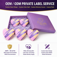 Coffret de bombes de bain personnalisées à l'extrait d'orange douce, 6 pièces, 80g, faites à la main, botaniques, hydratantes, adoucissantes, aromatiques, boîte cadeau, étiquette OEM