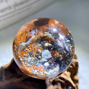 Factory Direct Selling Natural Pyrite Garden Quartz Sphere <b>Ball</b> rare <b>Crystal</b> Specimen Pyrite-garden <b>Crystal</b> Chakra Meditation - Product Image 2