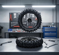 Pneus tout-terrain PRSB neufs de 14 pouces, jeu de roues 1,85*14 pouces pour moto tout-terrain Surron - Rétrofit/Mise à niveau avec garantie