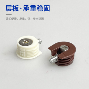 Support d'étagère 3-en-1 de qualité supérieure 3.0 en plastique et alliage de zinc, installation facile pour armoire et meuble à chaussures - Product Image 3