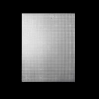 Kits de toile à broder en plastique transparent rectangulaire de différentes tailles 33900-1/2 pour travaux d'aiguille DIY