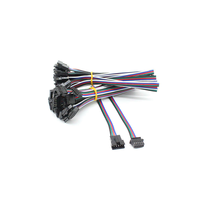 Connecteur adaptateur JST 2-5 broches mâle/femelle avec câble Pig Tail et isolation en nylon PVC pour usage électronique