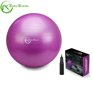 Ballon de yoga <span class=keywords><strong>et</strong></span> de Pilates Zhensheng de haute qualité en PVC anti-explosion, épaissi, ballon <span class=keywords><strong>suisse</strong></span> de stabilité avec taille <span class=keywords><strong>et</strong></span> couleur personnalisables - Product Image 1