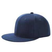Casquettes Hip-Hop à Visière Plate en Polyester Brodé Personnalisé avec Logo, Style Américain, Chapeaux de Soleil Tendance