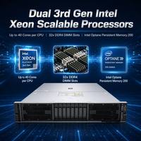 Server Rak 2U R750xa Tersedia, Prosesor Intel Xeon Scalable, 16 Slot DIMM DDR4, Catu Daya 600-1400W, Desain Tipe Grid