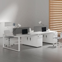 Bureau de bureau de bureau de poste de travail de Table de poste de travail de conception moderne pour 2 4 6 personnes