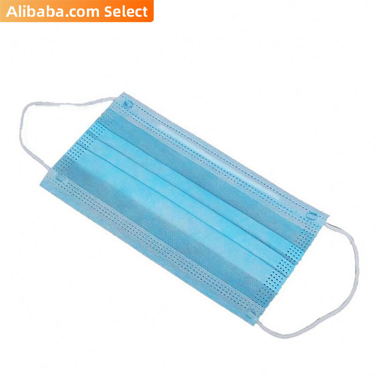 Оптовая продажа ASTM F-2100 Уровень 1 уровень 2 уровня 3 Одноразовые Медицинские Хирургические холодного света 3 слоя маска для лица на ушных петлях с 510k Сделано в Китае