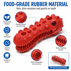 Juguete de masticación resistente con logotipo personalizado, de compuesto sólido, seguro para la dentición, para razas fuertes, para corrección de masticación y como recompensa. - Product Image 3