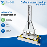 Testeur d'impact manuel par chute de poids 50-500 mm, machine d'essai d'impact pour test de résistance au revêtement en PVC plastique