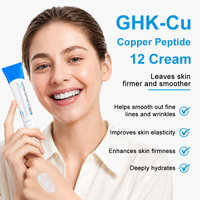 Crème en capsules DOLANJN Ceramide Np Glutathione Squalane 12 Peptides Ghk-Cu Anti-âge Snap-8 Ghk-Cu Peptide de cuivre pour le visage