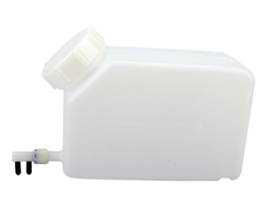 Bulk Ink Tank (<b>1.5L</b> Male Thread 2-Hole)- White Empty <b>Bottle</b> W- with Connector Sub Ink Tank - Product Image 5