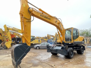 Usato Hyundai 210W escavatore a ruote 21Ton R210W Robex <span class=keywords><strong>210</strong></span> escavadora 210w-9 210w-9T macchinari per costruzioni pesanti prezzi adatti - Product Image 4