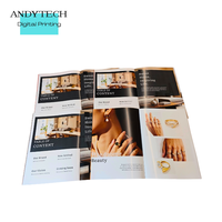 Brochures et manuels personnalisés imprimés à piqûre à cheval pour salons professionnels - Impression numérique sur papier offset avec plastification personnalisée
