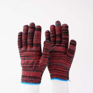 Guantes de trabajo de algodón de 13 pulgadas con certificación CE Guantes de seguridad de algodón tejidos aprobados por ISO9001 Guantes de algodón - Product Image 4