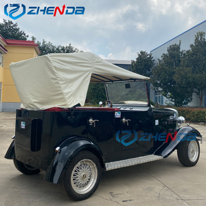 Voiture électrique vintage personnalisable Zhenda Classic Black Retro pour le tourisme, à vendre à bas prix avec 1 an de garantie - Product Image 6