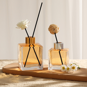 Botellas Difusoras <span class=keywords><strong>de</strong></span> Aroma <span class=keywords><strong>de</strong></span> Vidrio Cilíndricas Cuadradas <span class=keywords><strong>de</strong></span> Color, <span class=keywords><strong>Precio</strong></span> <span class=keywords><strong>de</strong></span> Fábrica, Disponibles en 50ml, 100ml y 150ml, Personalizables - Product Image 2