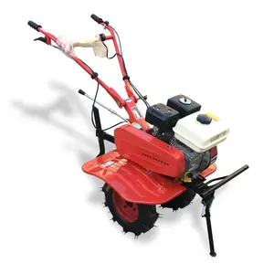 Farm agriculture mini mechanical multi-function bed former rotary power tiller with grass cutting machine price list