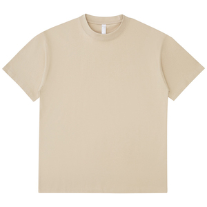 Versatile vendita calda 100% cotone t-shirt Custom Logo Mutil colori alta qualità spalla a goccia Design squadrato comoda vestibilità rilassata - Product Image 2