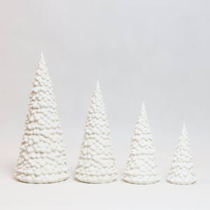 Adornos navideños americanos cerámica artificial mini LED árbol de Navidad brillo árbol de Navidad - Product Image 6