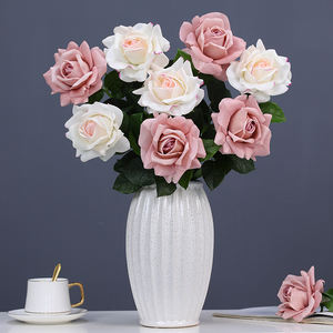 <span class=keywords><strong>Fleur</strong></span> en soie réaliste Mary <span class=keywords><strong>Rose</strong></span> artificielle faite à la main exquise pour l'élégance éternelle livraison rapide - Product Image 3