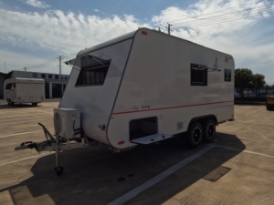 Remolques de Viaje Modernos y Ligeros de Aluminio para RVs, Remolques de Doble Eje para Campamentos, <span class=keywords><strong>Caravanas</strong></span> para Campamentos al Aire Libre con Cocina y Baño - Product Image 3