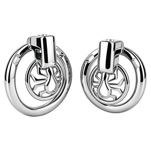 FRRK Mini <span class=keywords><strong>Spider</strong></span> Web, dispositif de chasteté en acier inoxydable 304 avec anneau de pénis en alliage d'aluminium de 2 tailles pour hommes adultes - Product Image 5