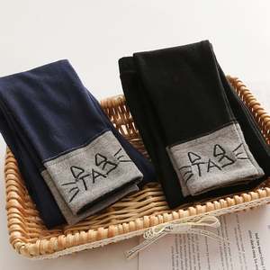 Pantalones acampanados de algodón negro con forro para bebé niña, cortavientos, de fabricante chino - Product Image 2