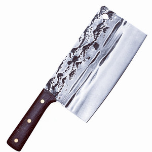 Cuchillo de cocina, cuchillo de carnicero forjado para el hogar, cuchillo para picar con diseño de martillo, cuchillo de chef para alitas de pollo, cuchillo para cortar carne en la cocina - Product Image 5