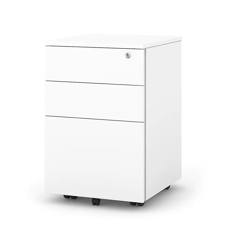 Modern White Black Filing Storage Document Steel Metal Aluminium Cabinet With Lock Office Cabinet For Furniture