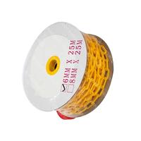 Chaîne en plastique de barrière de trafic pour la barrière d'avertissement de dangers chaîne de barrière de cône de trafic détachable