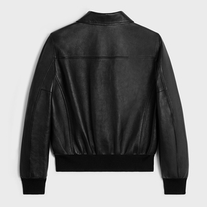 NAFA OEM lujo Vintage Glamour luz cuero genuino <span class=keywords><strong>aviador</strong></span> bombardero chaqueta al aire libre mujeres señoras - Product Image 2