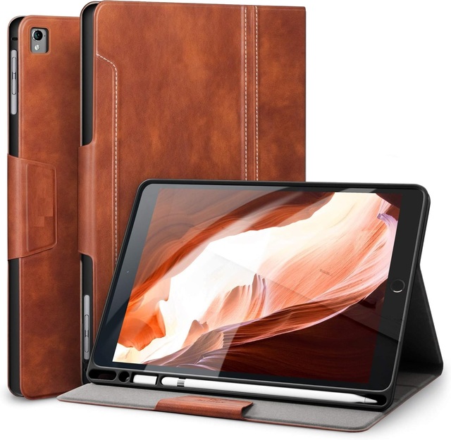 Custom Leather Tablet Case for iPad Air Pro 13 11 10.9 Inch With Designs Business Cover Shockproof ODM OEM Logo Material