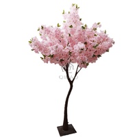 Arbre de cerisier artificiel blanc et rose personnalisé pour décoration de mariage, 1,5 à 3,5 m, centres de table de mariage en fleurs de cerisier à vendre