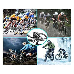 Porta telefono universale impermeabile da 6.8 pollici e borsa portaoggetti per moto e auto-Bike World accessori per biciclette - Product Image 5
