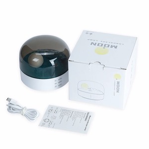 Lámpara de Noche LED con Forma de Luna, Altavoz Bluetooth Recargable, Lámpara de Mesa con Ondas de Luz Atenuables, Regalo de Cumpleaños para Niños, Decoración de Dormitorio - Product Image 6