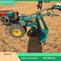 Nouvelle Semoir Multifonctionnel Tout-en-un pour Petit Tracteur, Semis de Blé, Maïs, Soja, Motorisé, 4 Rangées, Haute Productivité, pour Blé et Riz Sec