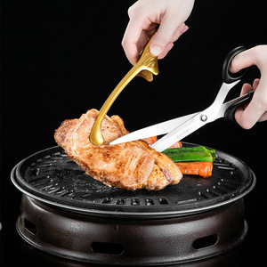 Großhandelsprodukte 304 Edelstahl-Essenszange Küchen-Servierzange für BBQ Salat Buffet Kochen Robust Rutschfester Griff - Product Image 1