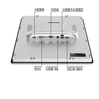Écran tactile Full HD de 21.5 pouces EtherCAT écran résistif industriel moniteur lcd IP65 affichage industriel