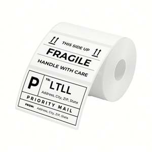 Cinta Adhesiva Roja Impermeable Personalizada al por Mayor, Reciclable, con Impresión Personalizada, Adhesivo de Advertencia de Carga Pesada para Cajas de Envío - Product Image 6